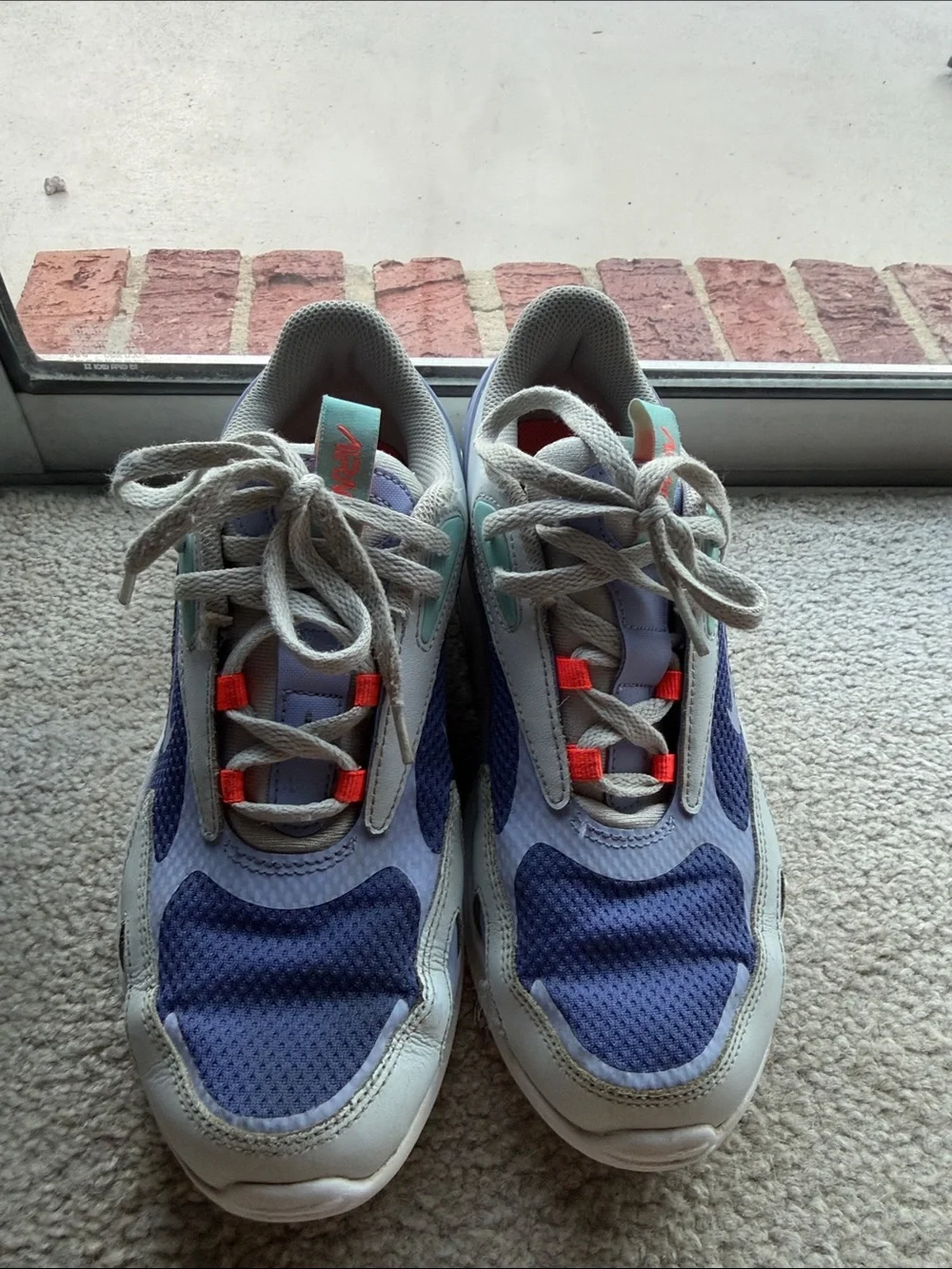 Nike Air Max Bolt Kids Youth Running Shoes Purple Teal Grey  - Youth Size 6
